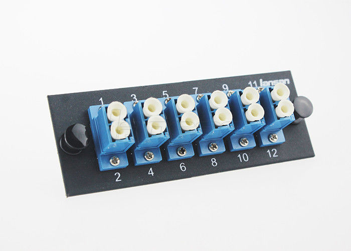 Single Mode / Multimode Fiber Optic Cable Assembly Duplex 8 Port LC