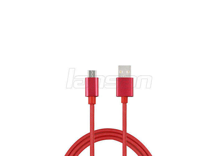 mobile accessories micro usb data cable 5v 2a nylon oem odm for android