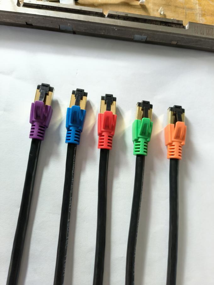 High Speed 600MHz S/FTP Cat 7 Patch Cable For Computer Networks