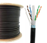 Outdoor Double Jacket Cat6 UTP Lan Cable 24AWG 4 Pairs For Network Connecting
