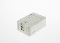 ABS Material Network Cable Assembly Tooless Type UTP 1 port surface mount box Cat6