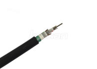 PE GYTS 12 Core Optical Fiber Cable , Outdoor OS2 Single Mode Fiber Cable