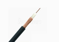 60% Braiding Coverage Indoor Coaxial CCTV Cable , RG6 Bare Copper Coaxial Cable