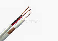 Copper Clad Aluminum Power Line Coaxial TV Cable OEM / ODM CE Approved
