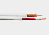 High Speed RG59+2C CCS PVC Coaxial TV Cable For CCTV System CE Certification