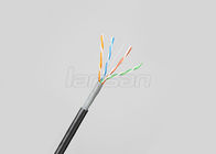 Computer 4 Pairs UTP Cat5e Lan Cable 0.50mm Pure Copper PVC + PE For CCTV System