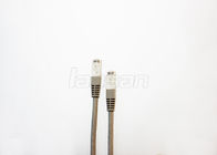 Channel Test Cat6A Patch Cord 24 Awg 4 Twisted Pair Shielded Cable With ROHS Jacket