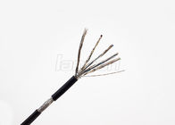 Stranded Copper SFTP Cat6a Ethernet Cable FM PE With ROHS