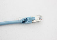 Bare Copper Category Cat6 Patch Cable , Round PVC STP Ethernet Cable 2m 3m 5m