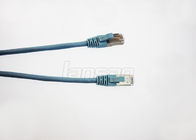 500MHz SSTP Cat6A Patch Cord RJ45 Blue Snagless Ethernet Network Cable