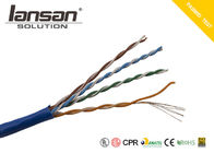 HDPE FTP 305m / Roll PVC Cat5e Lan Cable  0.50mm Copper Clad Aluminum