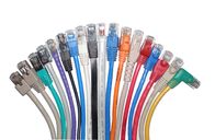 24AWG Bare Copper HDPE Insulation Cat6 Patch Cord PVC Jacket