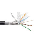 Al Foil Shielded Copper Braiding SFTP CAT6A Network Cable