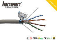 UTP 0.50mm PVC 100Mhz SFTP BC Cat5e Lan Cable HDPE Insulation