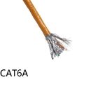 Al Foil 0.58mm Conductor HDPE Insulation Cat6A FTP Cable