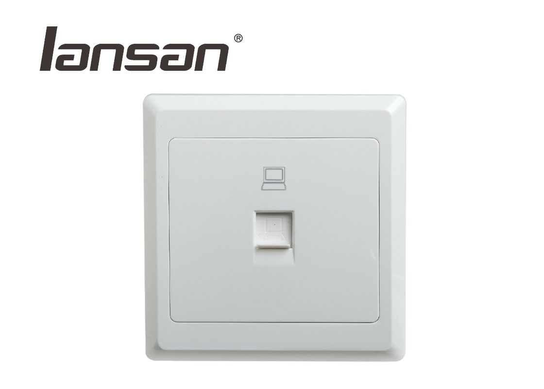 UL Approval Ethernet Cable Assembly 86x86 UK Type Wall Outlet rj45 ...