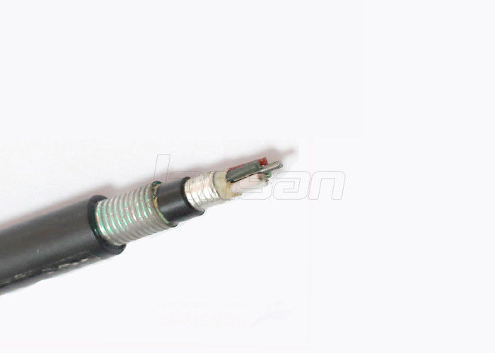 OM4 Om4 Multimode Fiber Cables 24 Core , PE Jacket Outdoor Optical ...