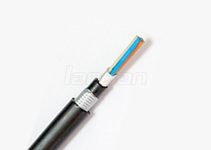 OM4 24core Multimode Fiber Cables PE Jacket Outdoor Optical Fiber Cable