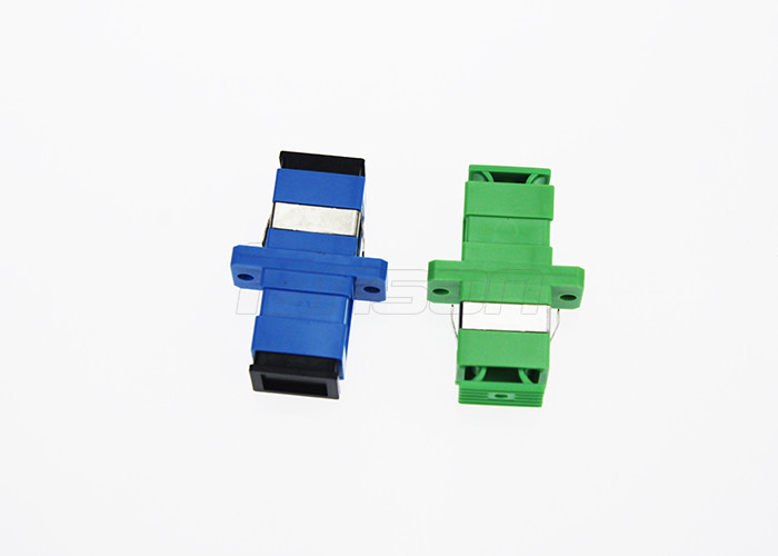 Low Insertion Loss Fiber SC Connector , Multimode OM3 Simplex Fiber