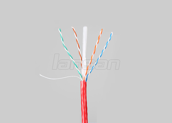 4 Pairs Al Foil LSZH UTP 23AWG Cat6 Lan Cable