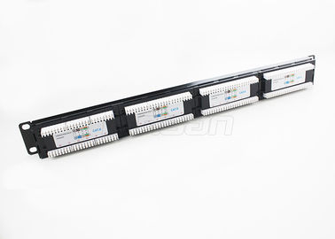 1U Rack Mount 15 Slots 19 Inch Metal Horizontal Cable Management ISO Certification