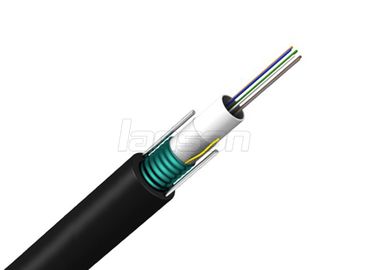 PE Jacket Outdoor Single Mode Optical Fiber Cable GYTXW Loose Tube OS2 2 ~ 24 Cores