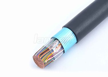 PVC Jacket 25 Pair Telephone Cable 24AWG , Indoor Telephone Cable For Communication