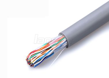 PVC Jacket 25 Pair Telephone Cable 24AWG , Indoor Telephone Cable For Communication