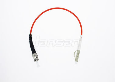 FC To LC OS2 Single Mode Fiber Optic Patch Cord Simplex / Duplex Low Insertion Loss