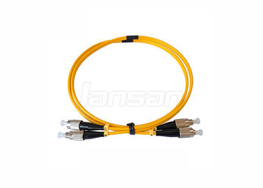 FC LSZH Duplex Fiber Optic Patch Cord For CATV System Length Customized