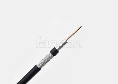 75 OHM Braiding CATV Coaxial TV Cable Rg11 Bare Copper Conductor With PVC Jacket