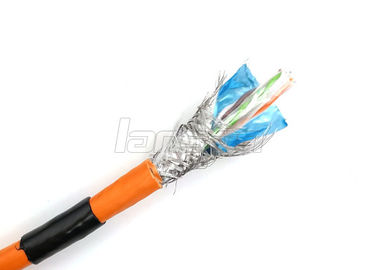 100Mzh High Speed SFTP Cat5e Lan Cable PVC + PE Jacket HDPE Insulation