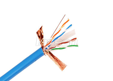 FTP UTP SFTP 4 Pairs BC CCA Network Lan Cable , Indoor Cat 6 FTP Cable 305m Pull / Box