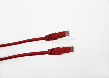 Multi Cord CCA UTP Cat5e Patch Cable , Network Patch Cable With ROHS Jacket