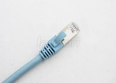 26AWG O.F.C. Cat5e Ethernet Cable , Flexible PVC 50U Gold Plated Shielded Cat5e Cable