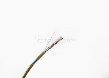 24 AWG Copper Clad Aluminum Cat6 Patch Cord , Color Customized Cat6 Ethernet Cable