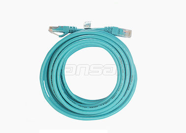 Round CAT6A FTP Cable , CM PVC PLUS PE 1-3m RJ45 Connector Pure Copper Patch Cord