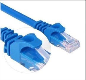 Cat6 UTP BC conductor Patch Cord HDPE Insulation 90 Degree Bending Molded Boot Connector