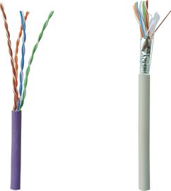 4 Pairs BC/CCA Network Ca Lan Cable For Voice Data / Graphic Image