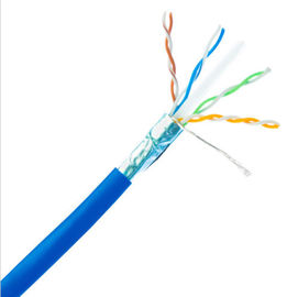 HDPE Al Foil Twisted Lan Cable UTP FTP CCA BC With Bare Copper Conductor