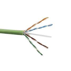 PVC Jacket FTP Lan Cat6 Shielded Network Cable BC/CCA Conductor Fluke Test