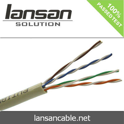 PVC PE 100Mhz 0.50mm 24AWG Unshield UTP Cat5e Cable