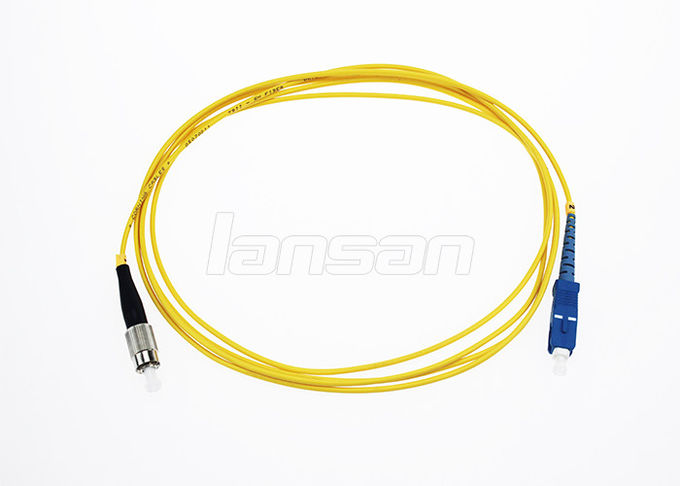 Customized Length Simplex SC To FC Patch Cord Low Insertion Loss / High Return Loss 0