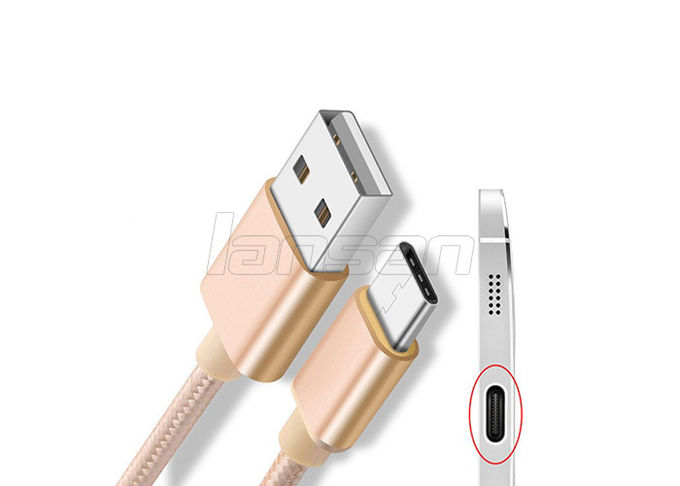 Foil 2A Nylon Braided Type C USB Cable Micro USB Data Cable For Mobile Phone 1