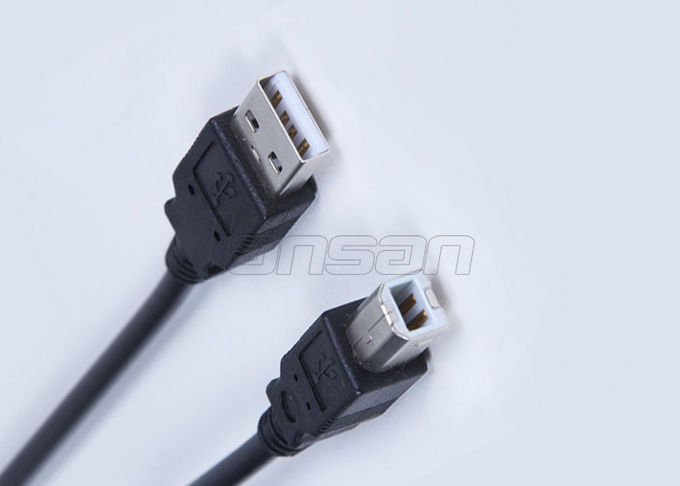 USB 2.0 AM To BM Micro USB Data Cable Flame Reterdant PVC Jacket For Printer 0