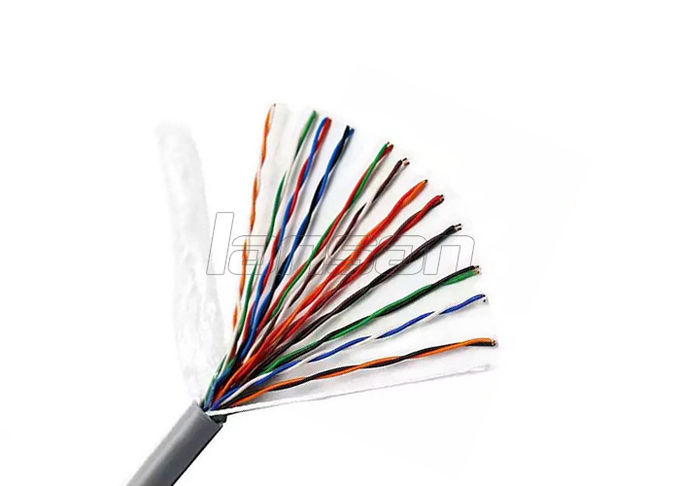 24 AWG Cat3 Telephone Cable Rated 12 Pairs With PVC Jacket ROHS Approved 0
