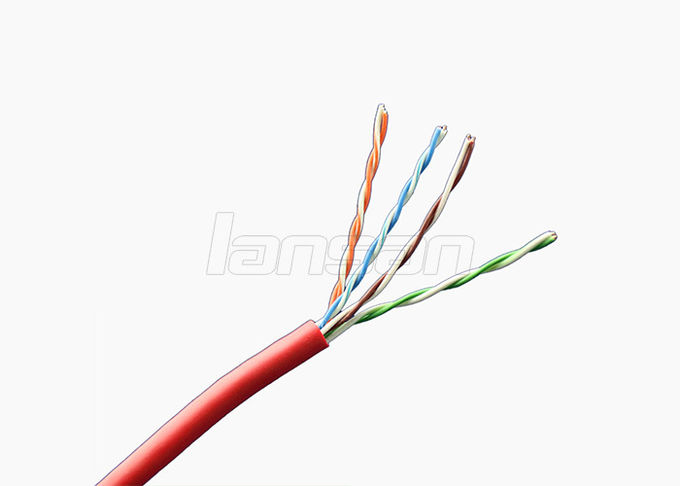 Solid Indoor LSZH 305M/Roll 24AWG Cat5e UTP Cable 0