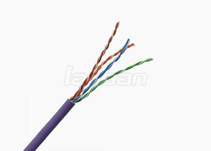 Solid Cords UTP FTP 0.48mm 0.511mm Cat5e Network Cable HDPE 0