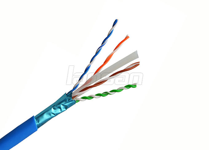 Indoor Cat6 Lan Cable FTP 0.57mm CCA 1000ft For Graphic Image CE Approved 2
