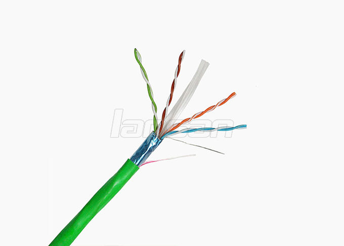 4 Pairs CCA Network Lan Cable , Indoor Cat 6 FTP Cable 305m Pull/Box 0